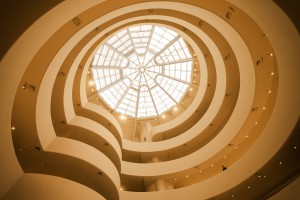 Solomon Guggenheim museum staircase